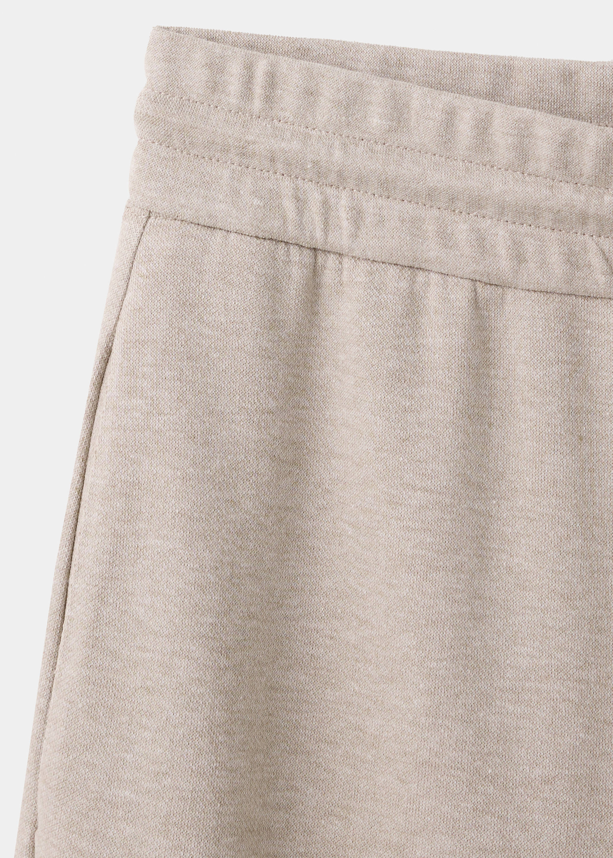Fine-knit straight-fit trousers - Details of the article 0