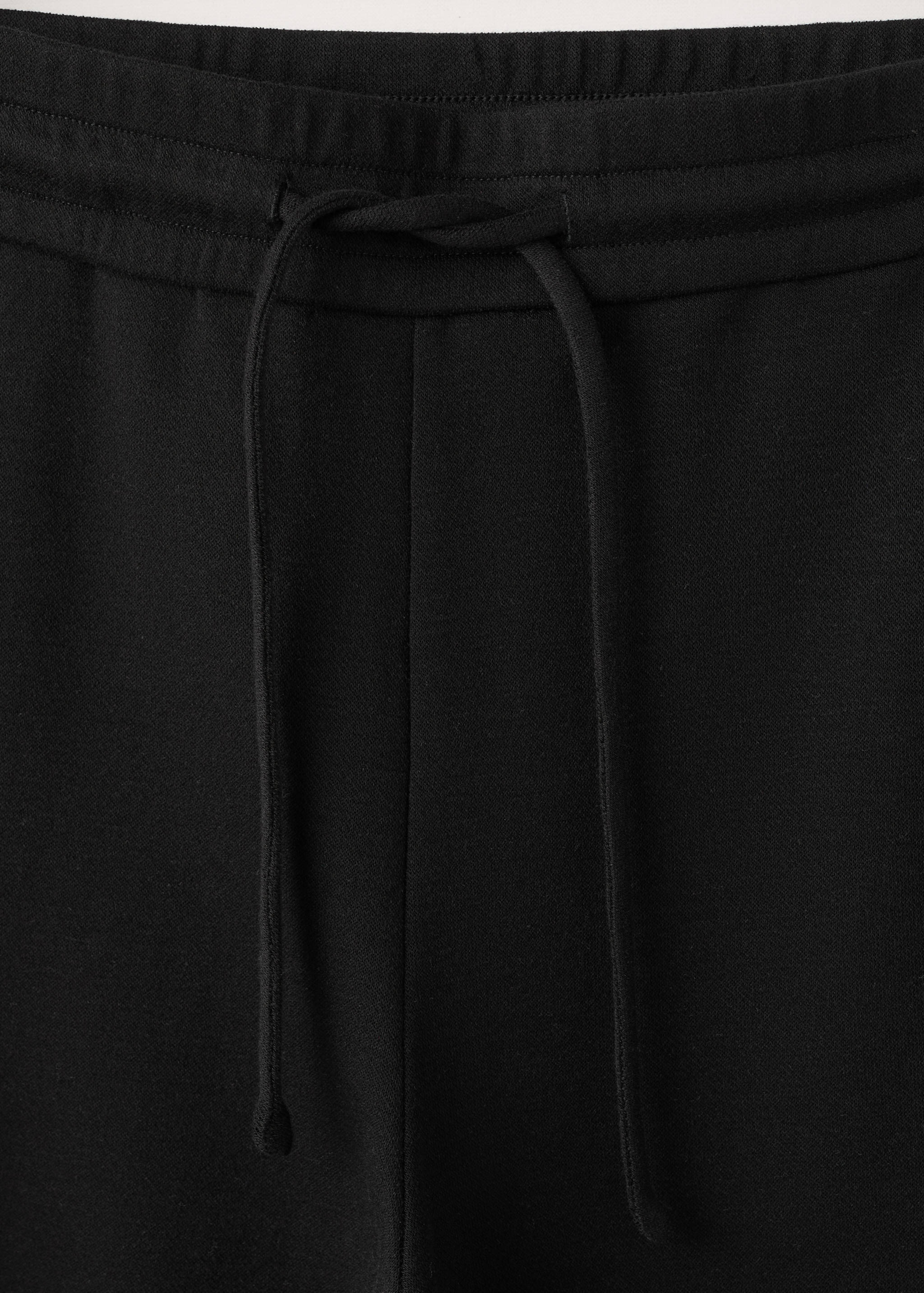 Fine-knit straight-fit trousers - Details of the article 8