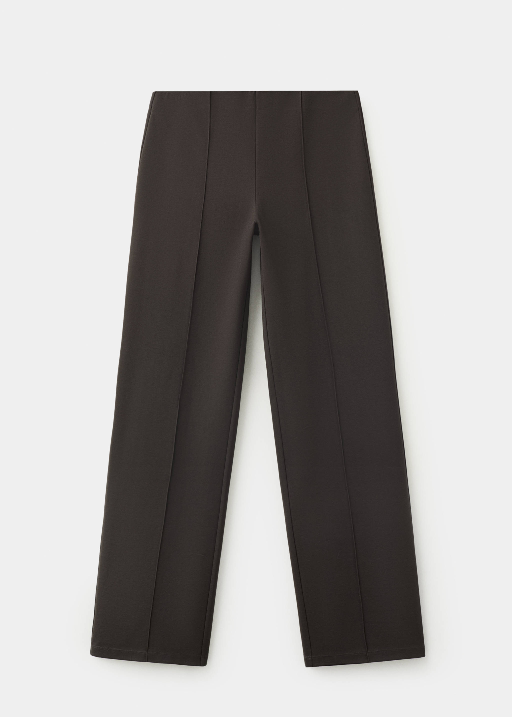 Chalk-stripe straight trousers - Article without model