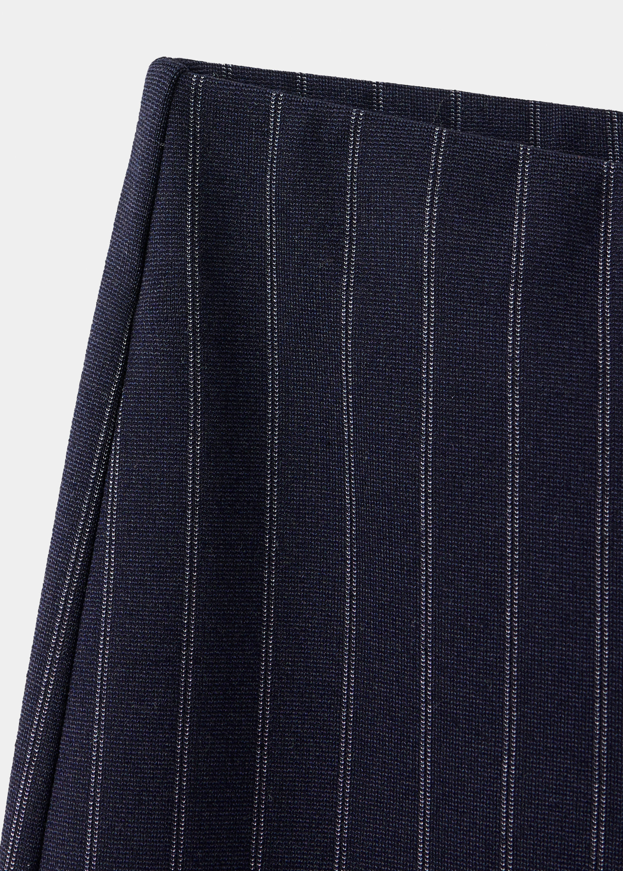 Chalk-stripe straight trousers - Details of the article 8