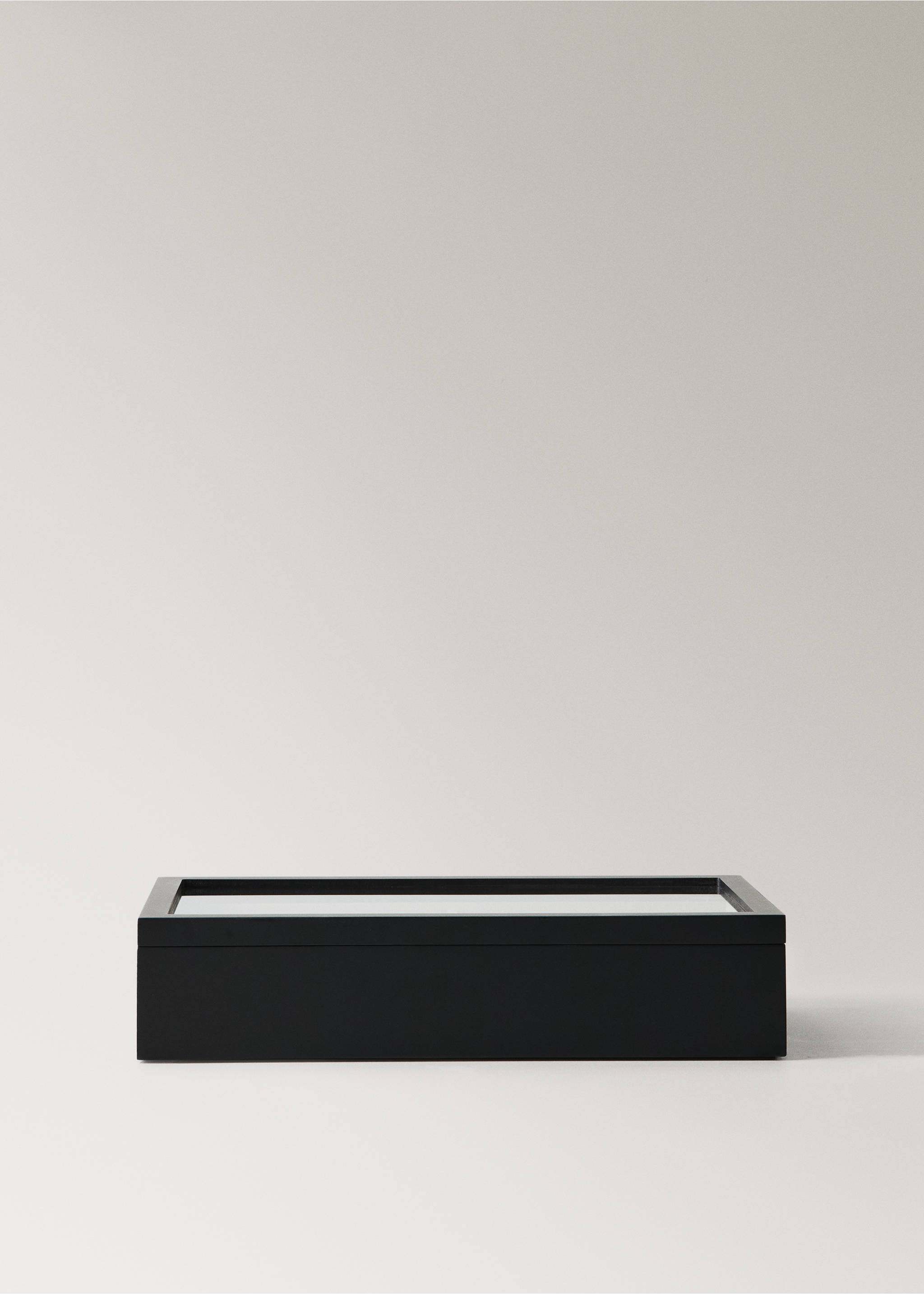 Lacquered wooden jewellery box - Article without model, Black. Ref: 37064079-00.