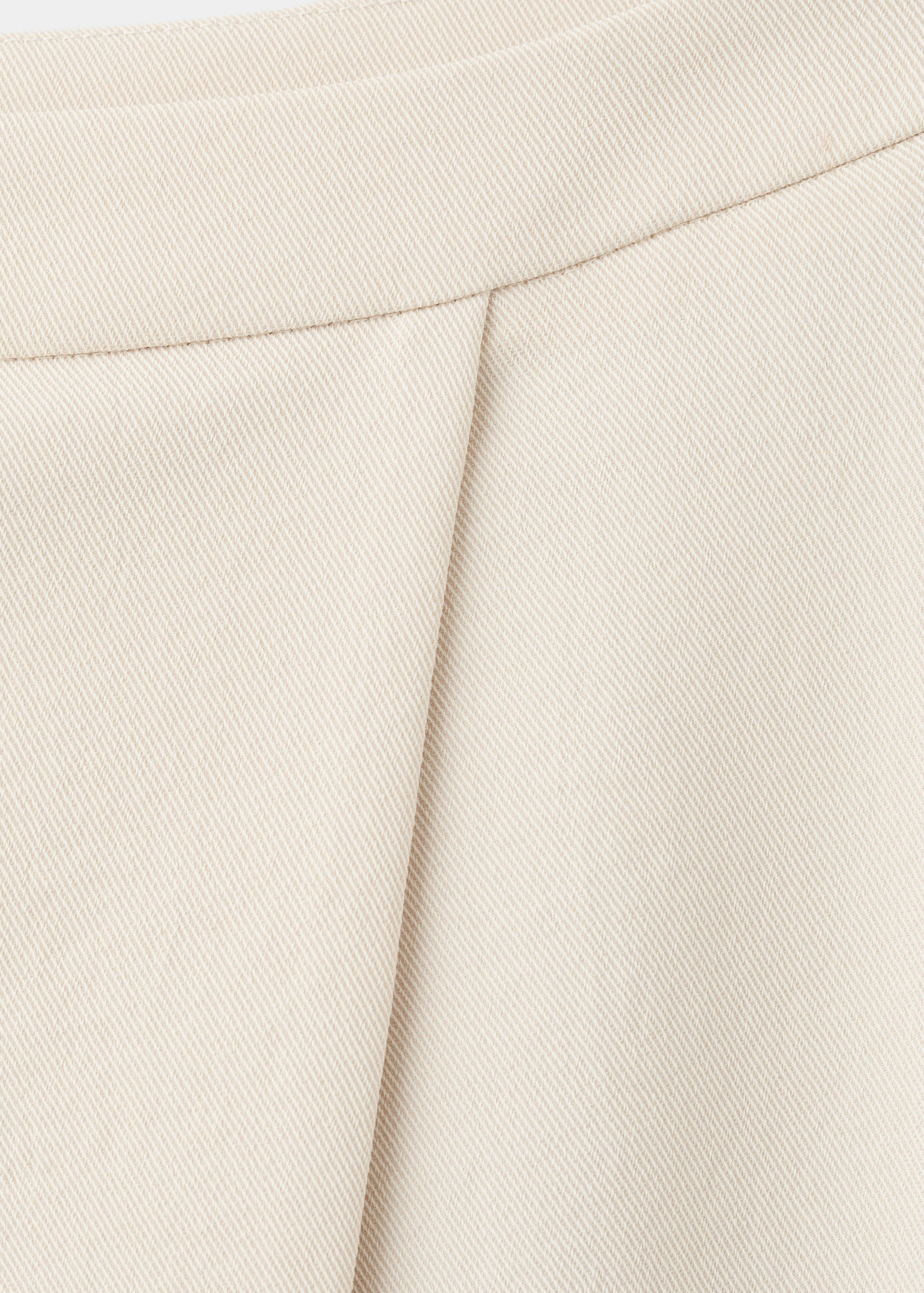 Straight-fit wrap trousers - Details of the article 0