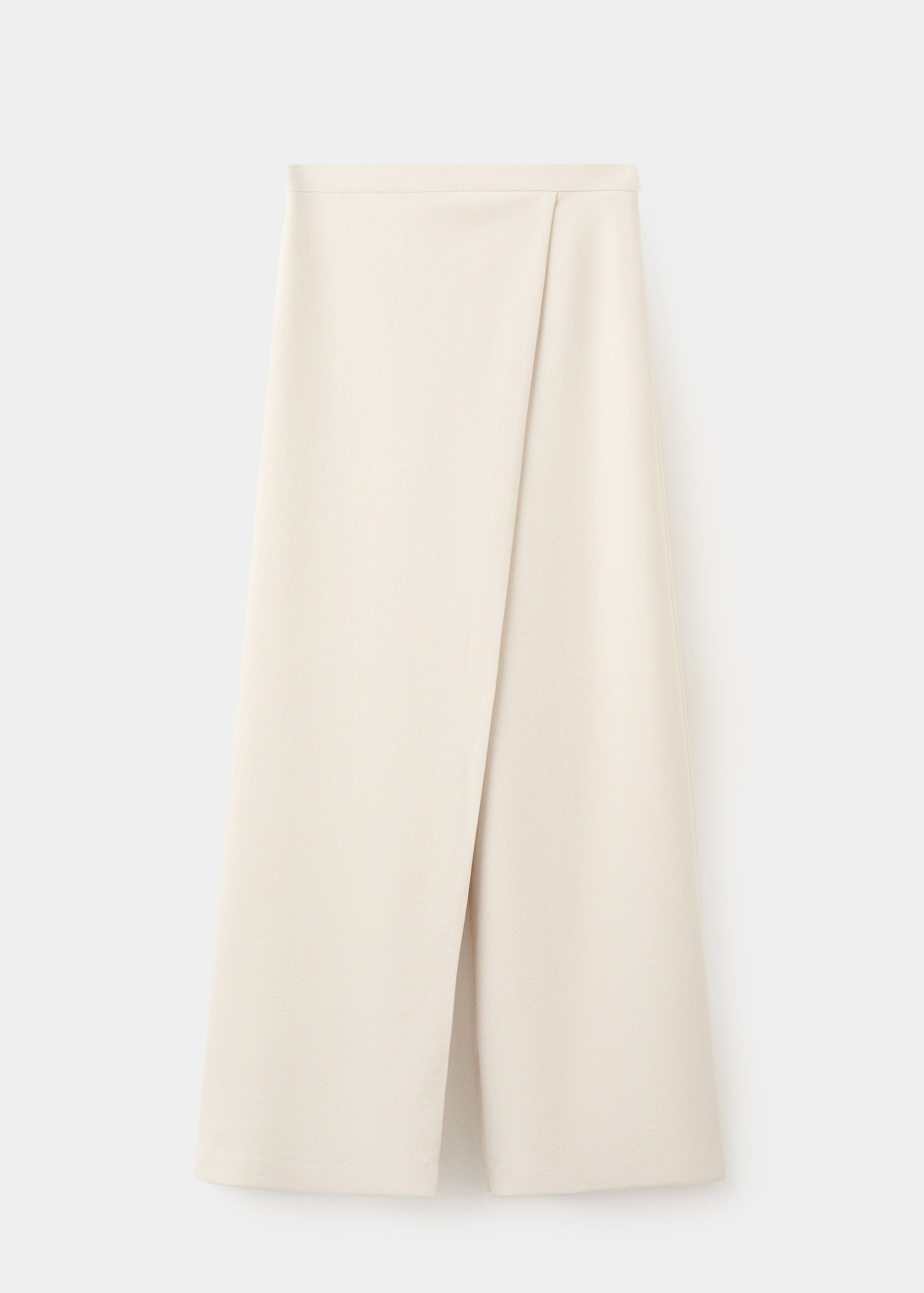 Straight-fit wrap trousers - Article without model