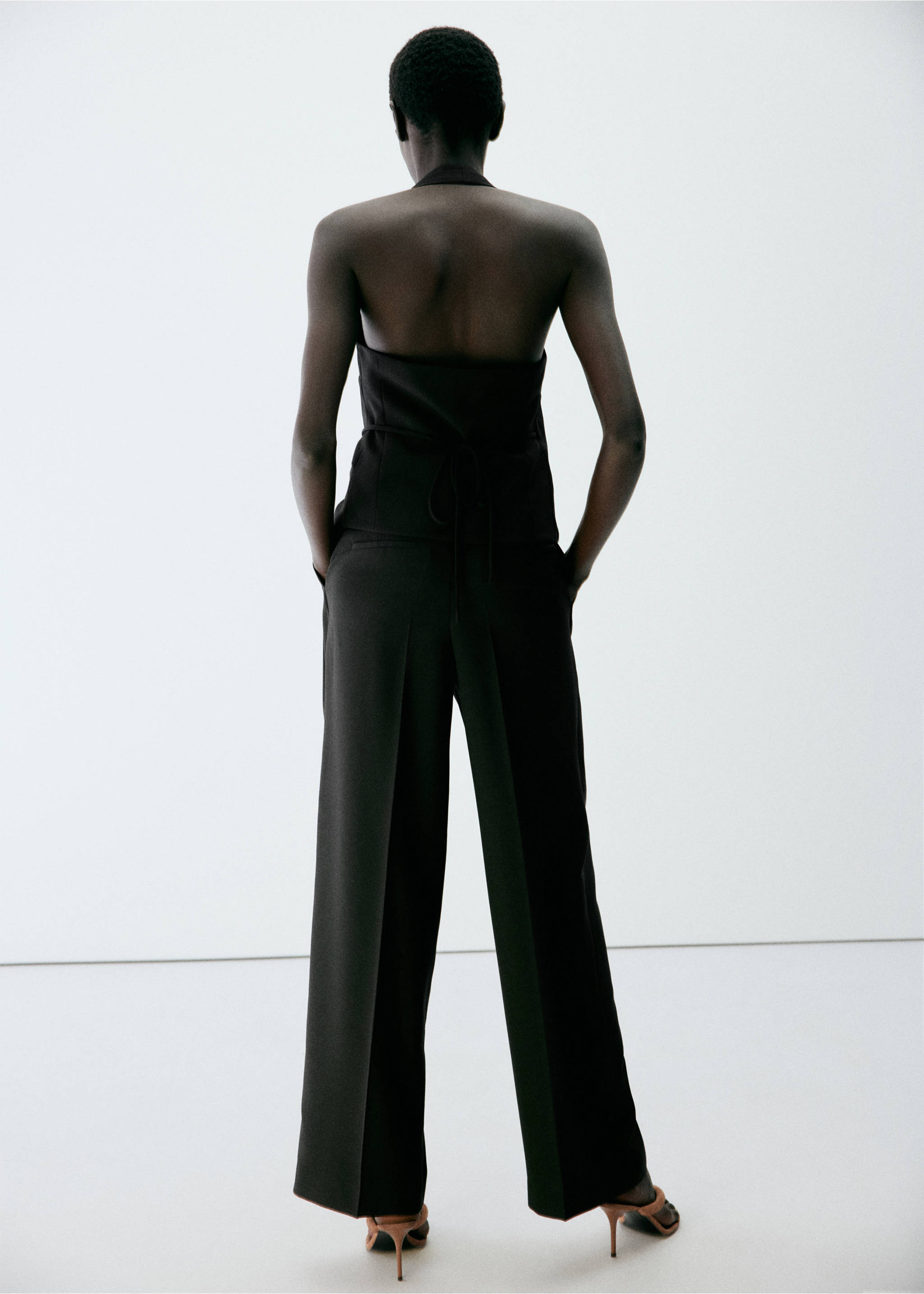 Pantalon roma - Verso de l’article, Noir. Ref: 37064085-00.