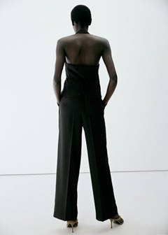 Straight-fit pleated trousers — Black 3