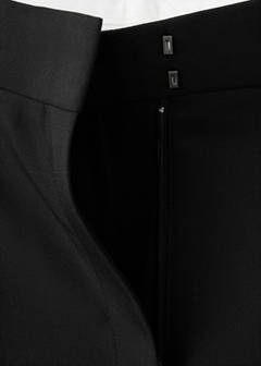 Straight-fit pleated trousers — Black 7