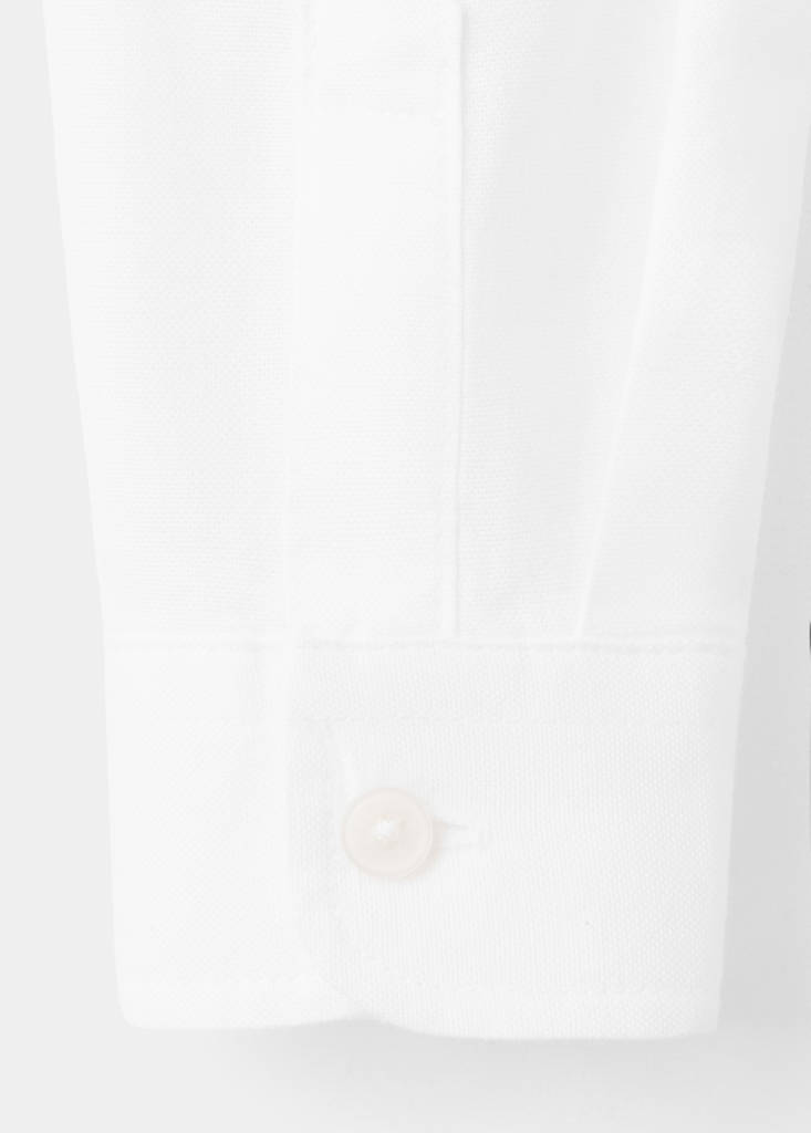 Oxford cotton shirt — White
