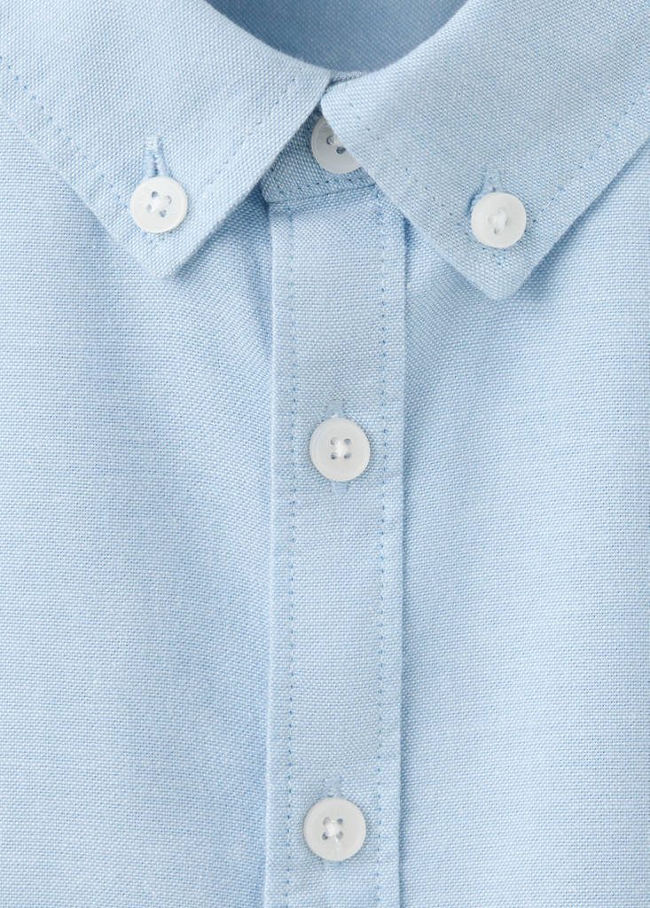 Oxford cotton shirt — Sky Blue