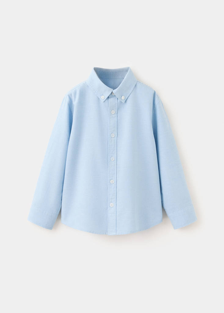 Oxford cotton shirt — Sky Blue