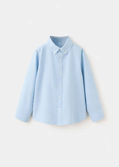 Oxford cotton shirt — Sky Blue 1