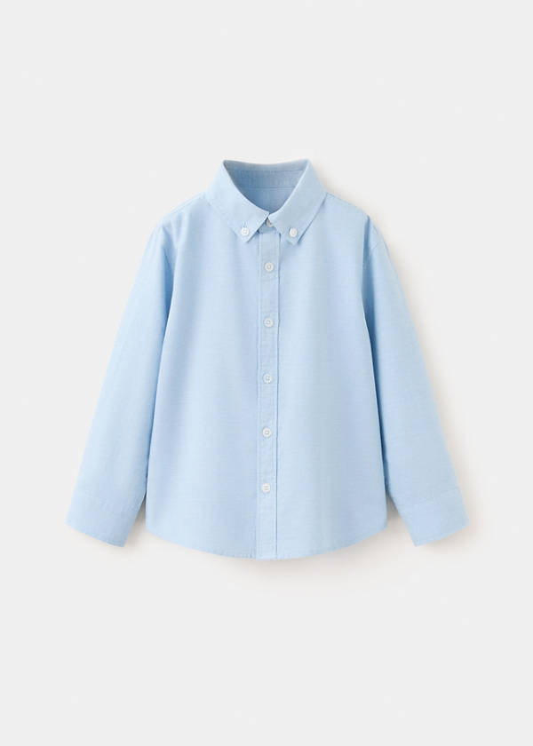 Oxford cotton shirt — Sky Blue