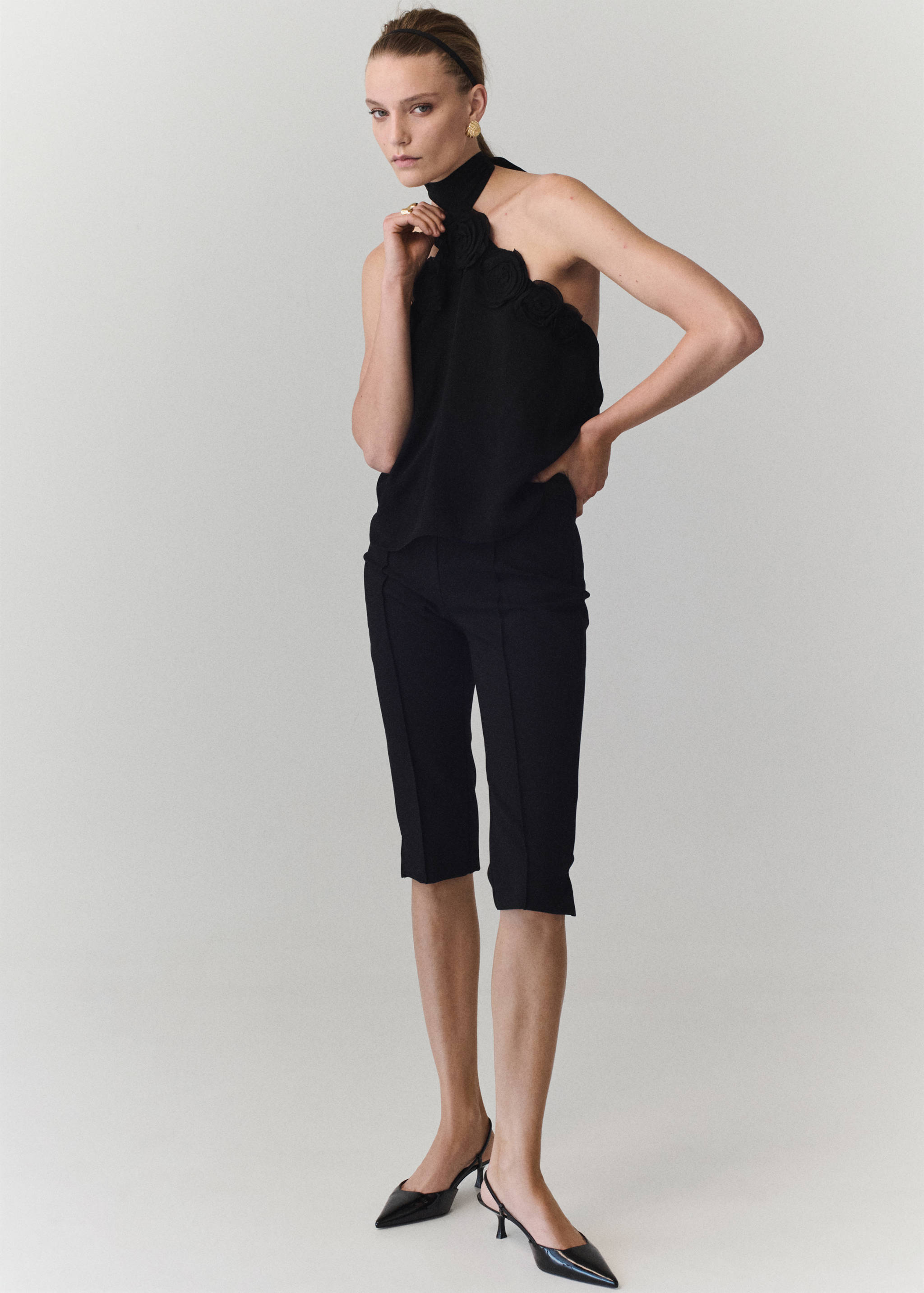 Chiffon halter top - General plane