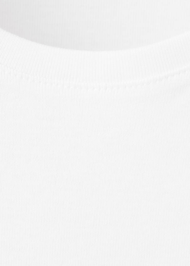 Open detail T-shirt — Off White