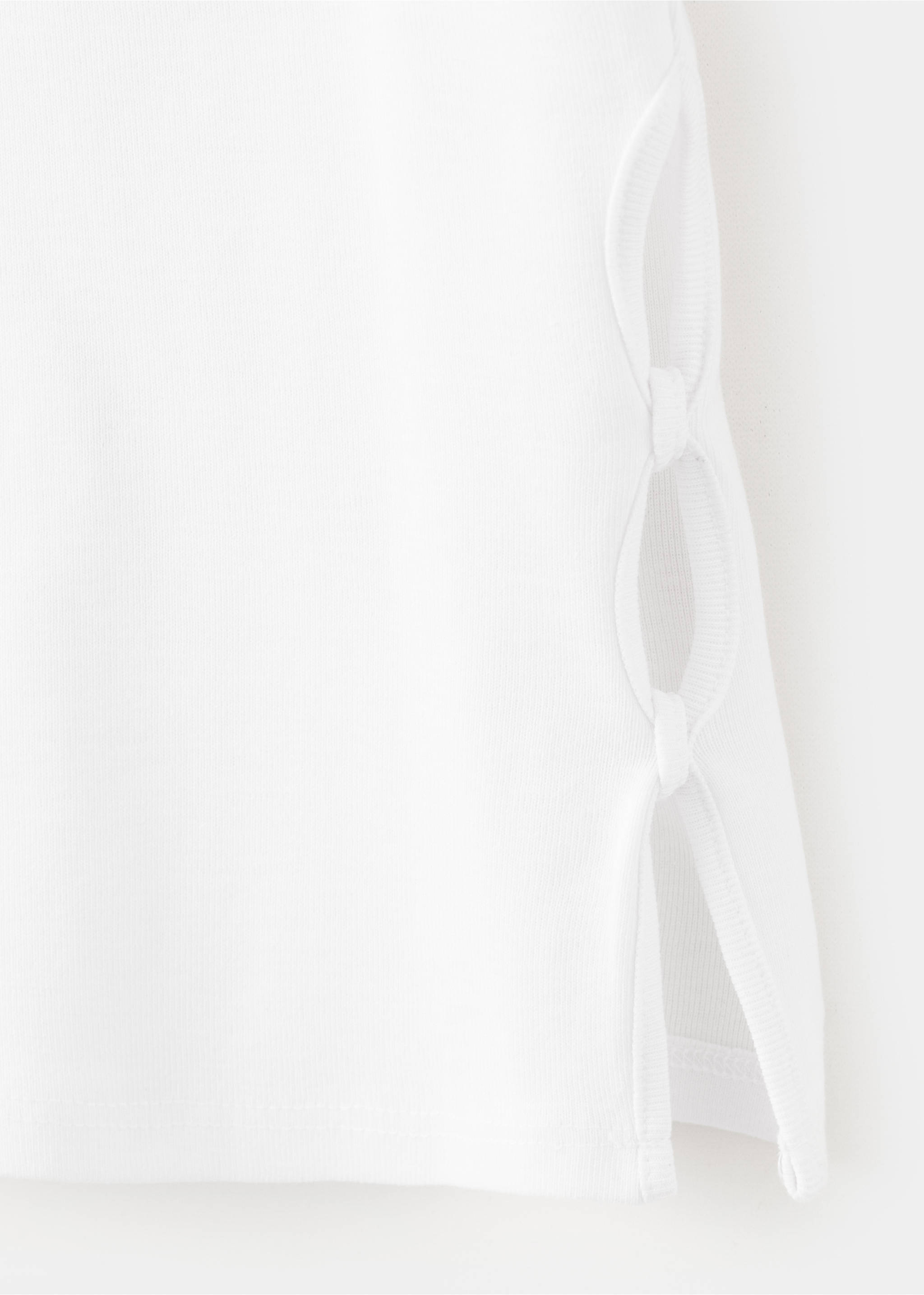 Open detail T-shirt - Details of the article 0, Off White. Ref: 37064097-00.
