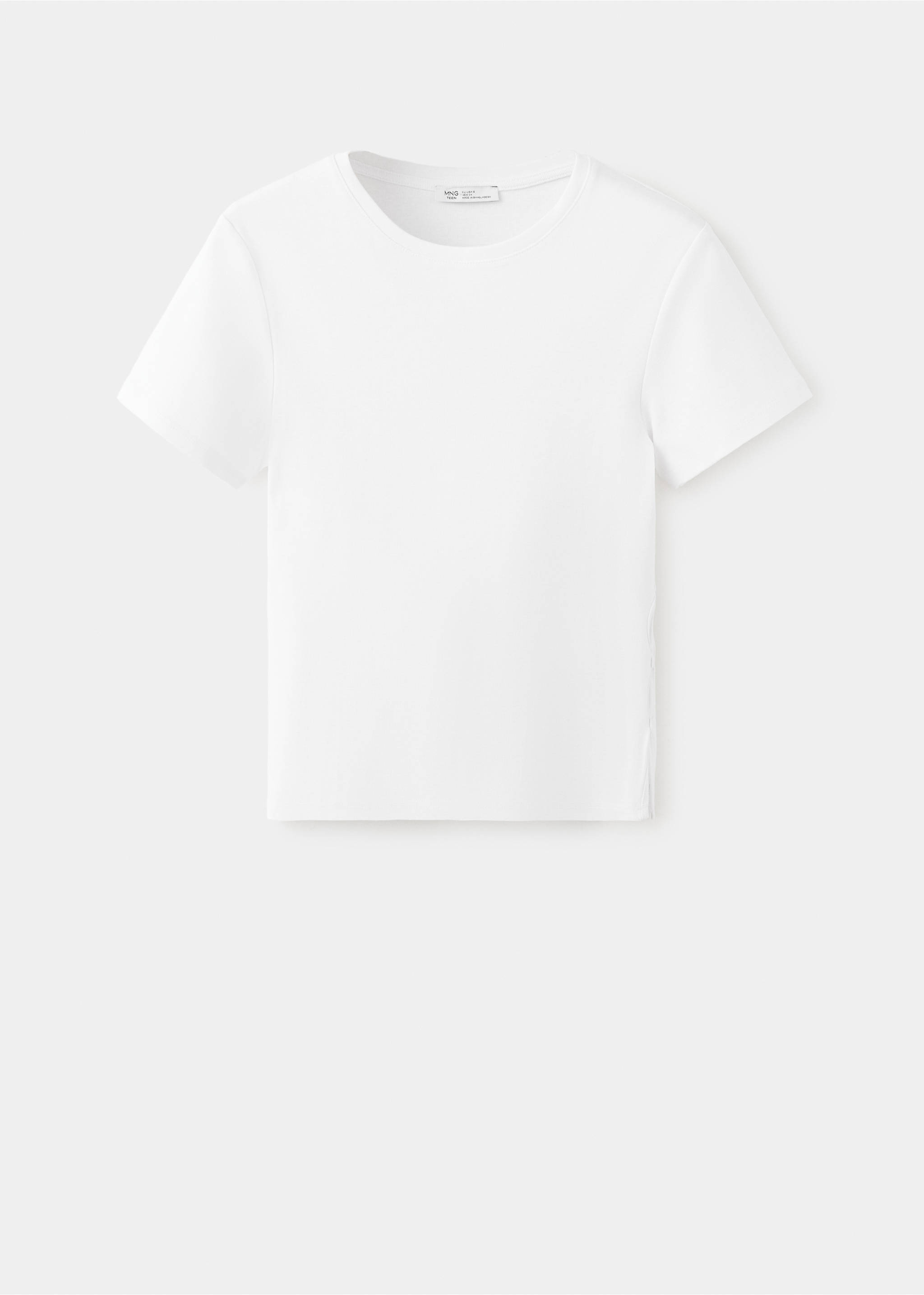 Open detail T-shirt - Article without model, Off White. Ref: 37064097-00.