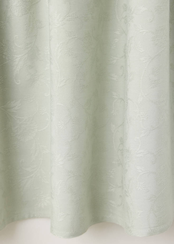 Pleated flared skirt — Mint Green