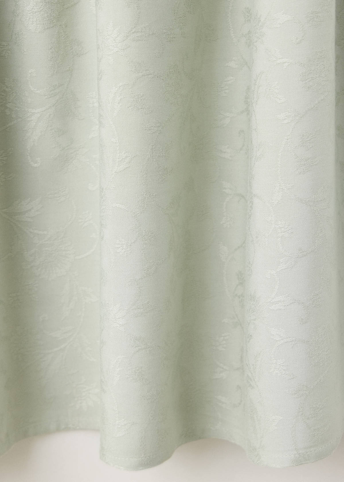 Pleated flared skirt — Mint Green