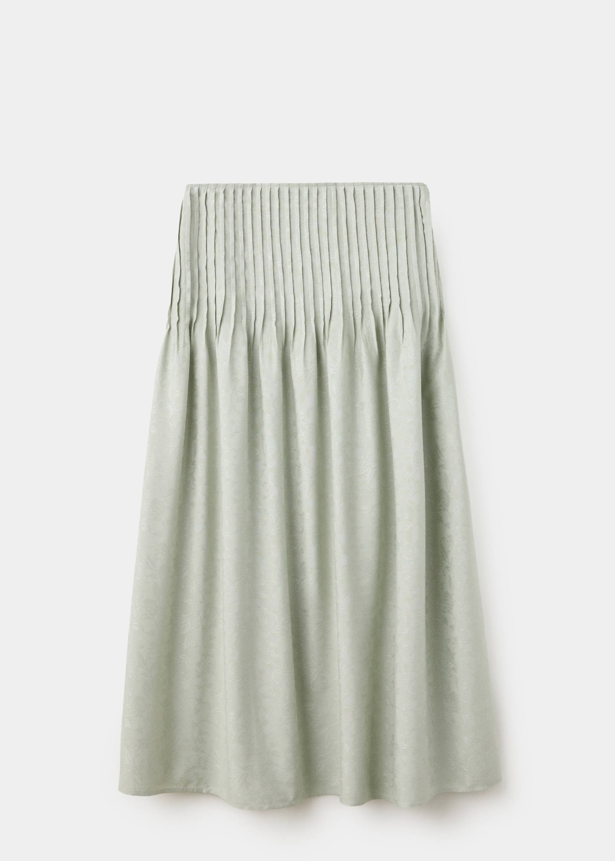 Pleated flared skirt - Article without model
