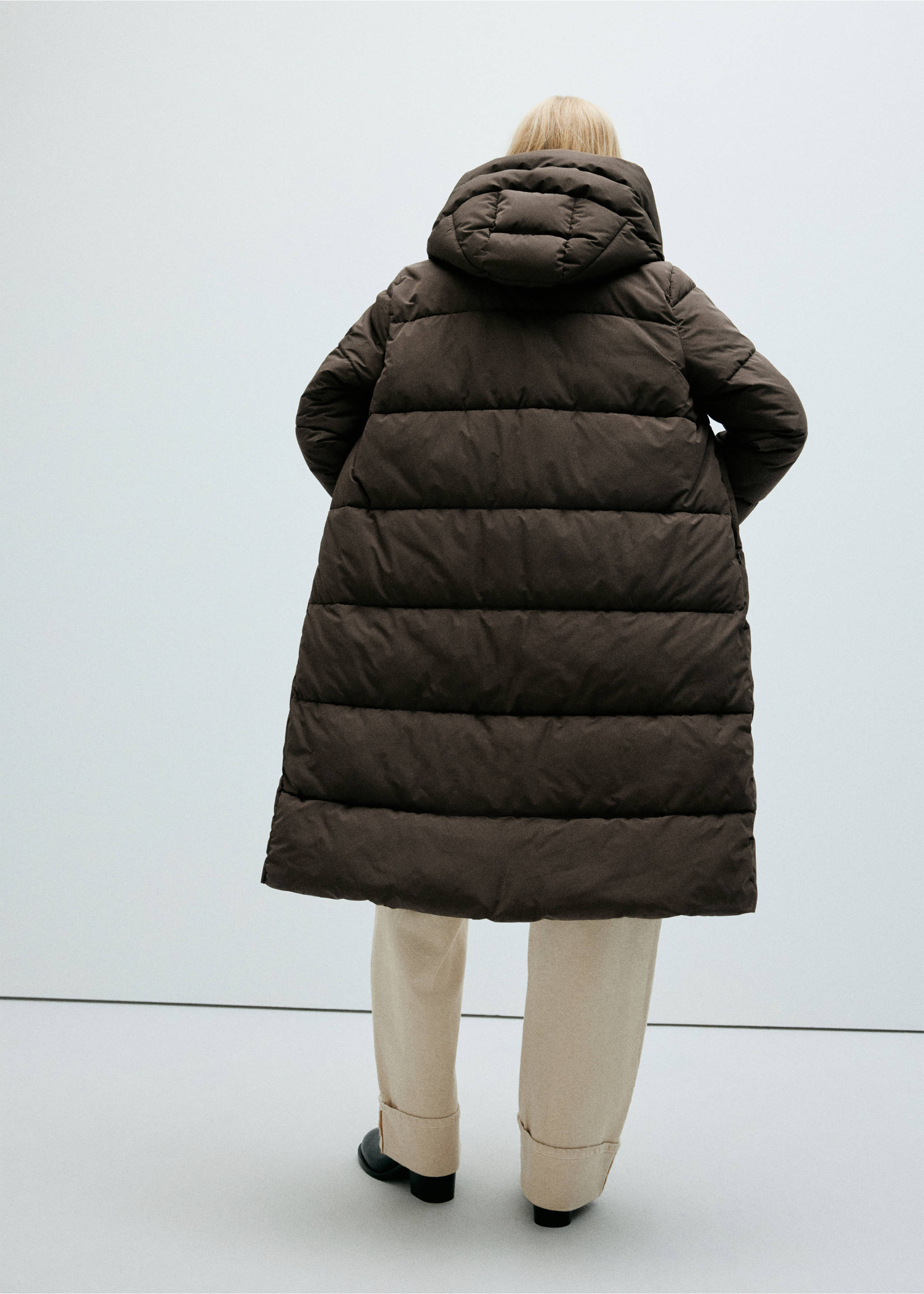 Anorak eskimo - Обратная сторона изделия, Коричневый средний. Ref: 37064100-00.