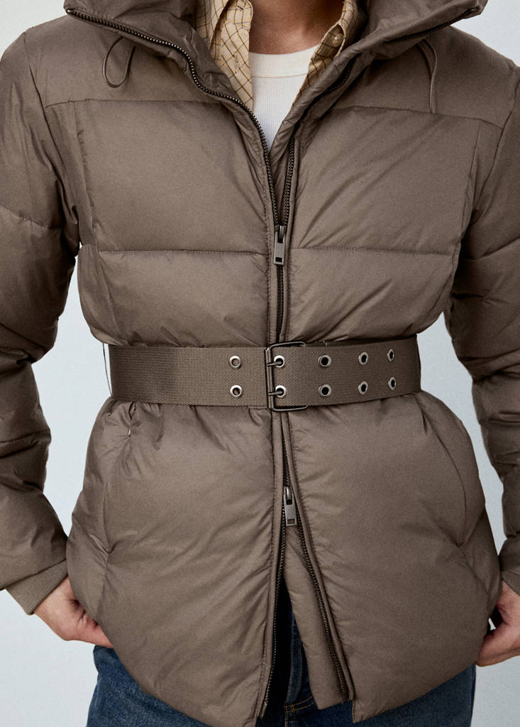 Belt puffer coat - thumbnail 6