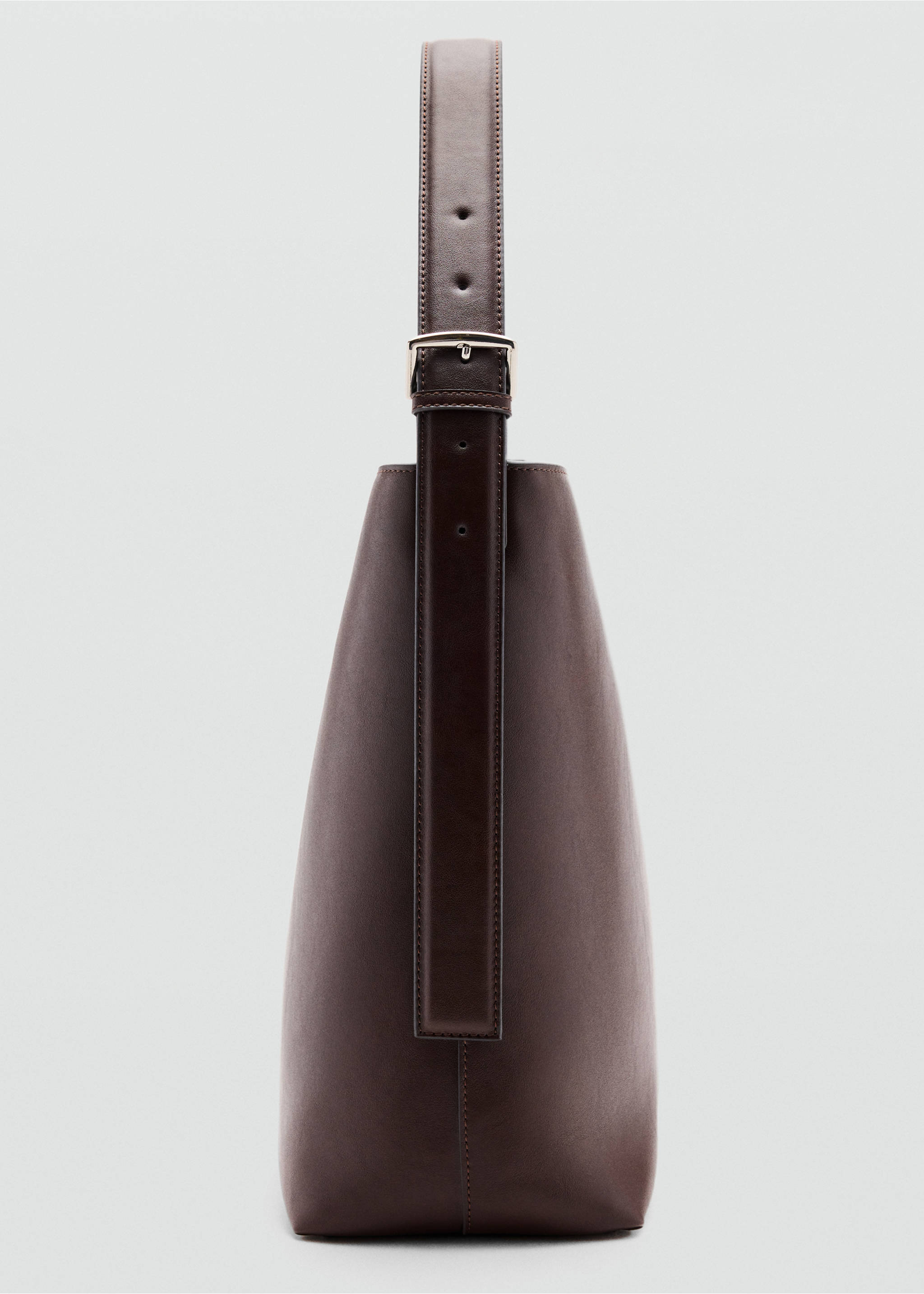 Bolso bucket hebilla - Detalle del artículo 1, Chocolate. Ref: 37064103-00.