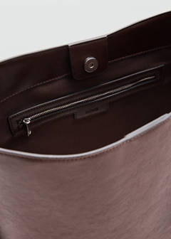Bucket bag with buckle — Chocolate 3