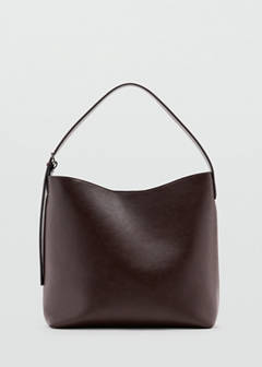 Bucket bag with buckle — Chocolate 4