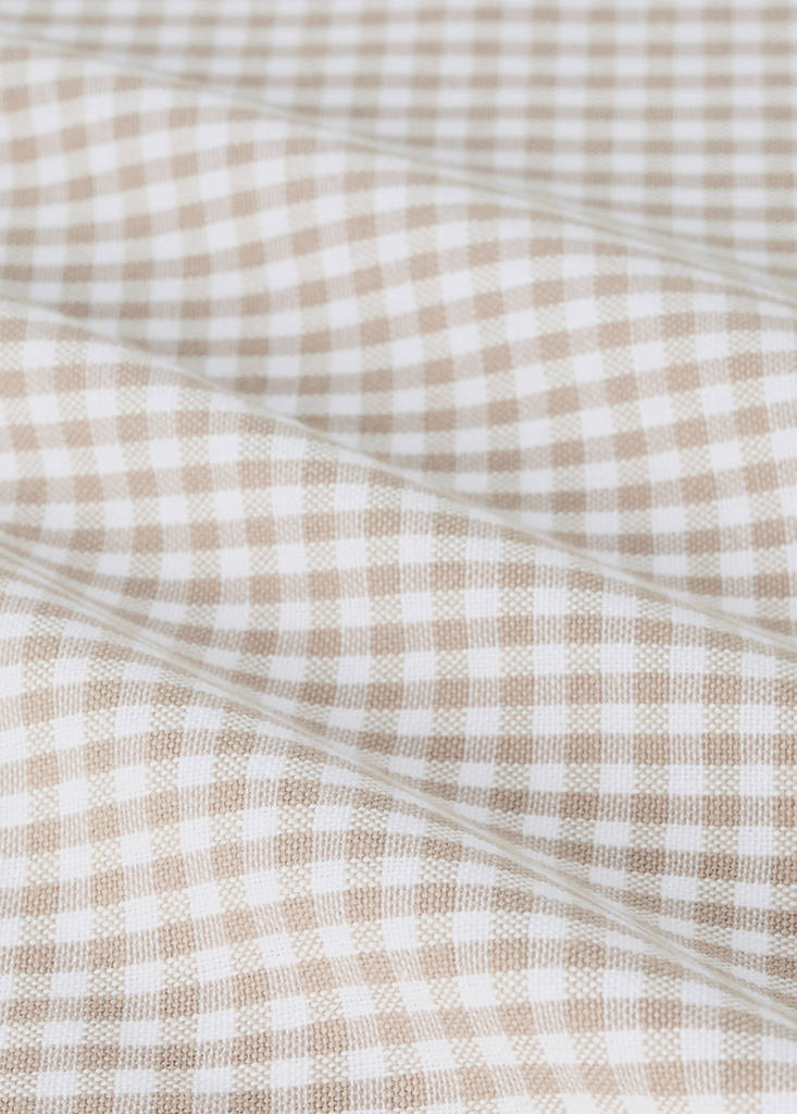 Tablecloth 100% cotton for 2 to 4 guests — Light/Pastel Brown