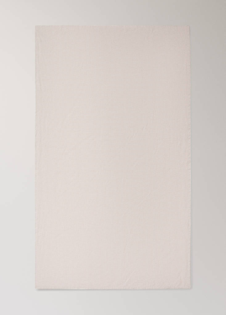 Tablecloth 100% cotton for 2 to 4 guests — Light/Pastel Brown