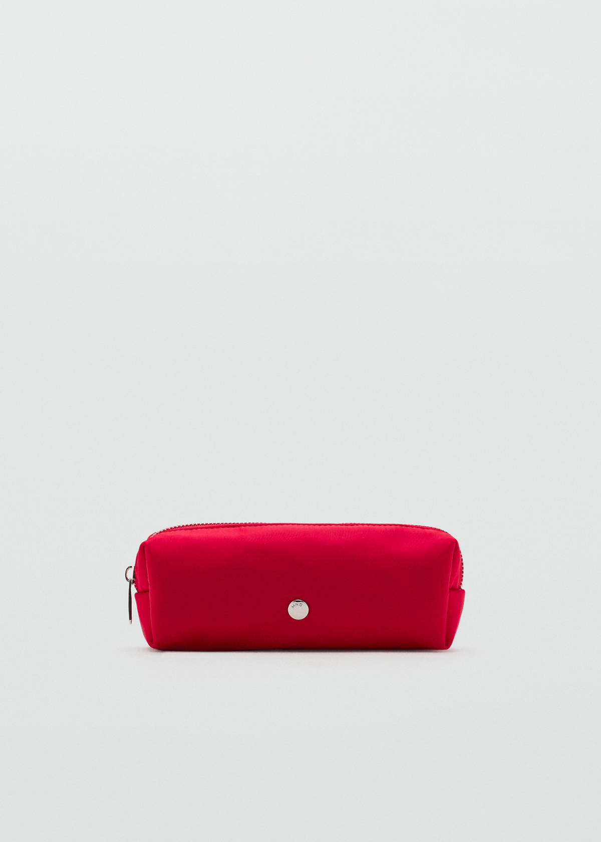 Nylon case with zip — Red