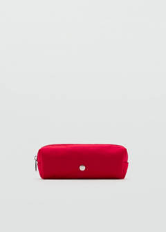 Nylon case with zip — Red 1