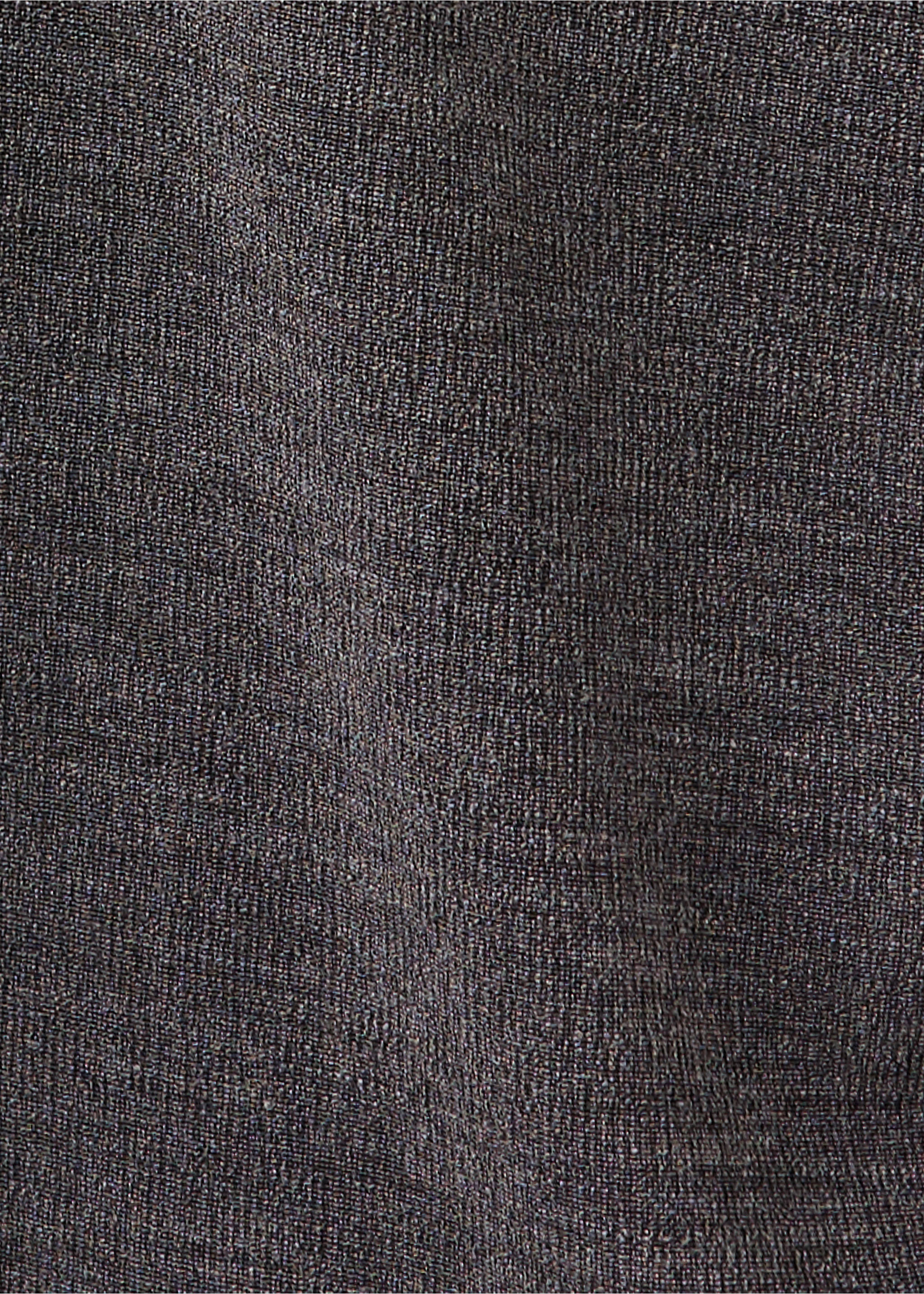Top cuello pico encaje - Detalle del artículo 0, Gris. Ref: 37064110-00.