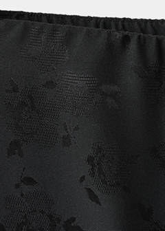 Straight-cut jacquard trousers — Charcoal 5