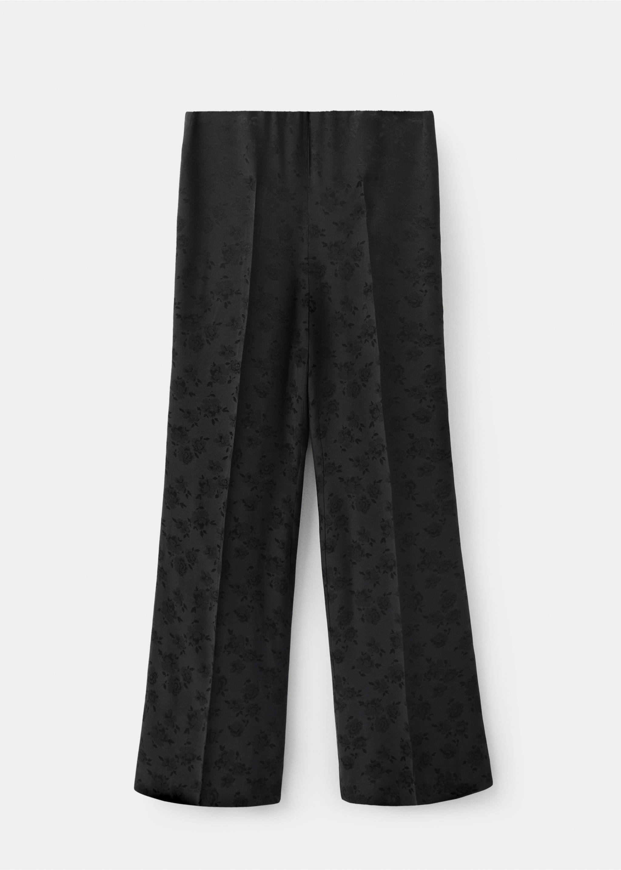 Pantalon droit dévoré - Article sans modèle, Gris anthracite. Ref: 37064116-00.