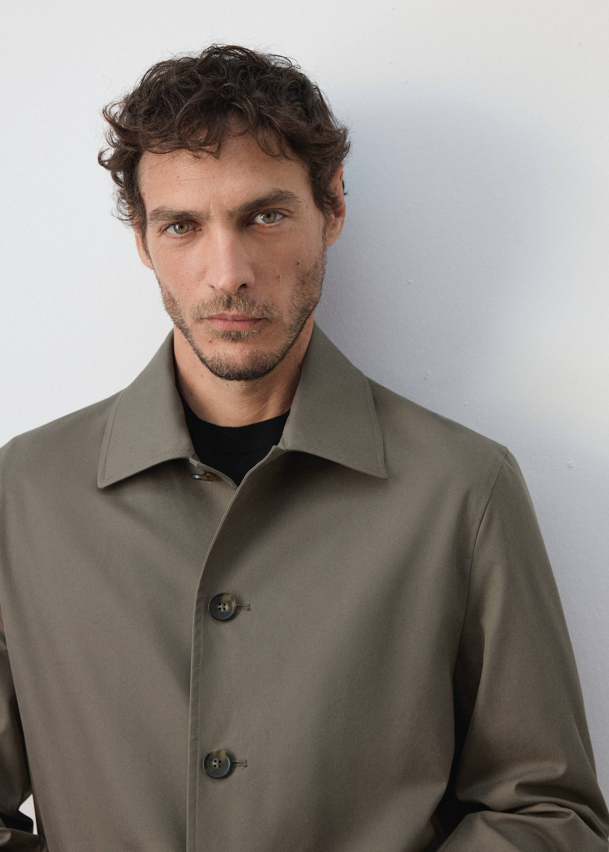 Gabardina water-repellent bolsillos - Detalle del artículo 1