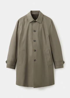 Water-repellent gabardine with pockets — Medium Brown 8