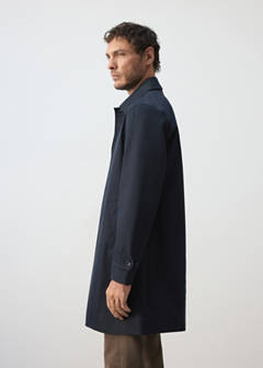 Water-repellent gabardine with pockets — Night Blue 5