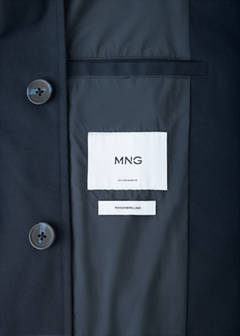 Water-repellent gabardine with pockets — Night Blue 8