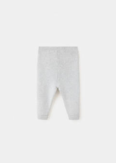 Ribbed knitted leggings — Medium Heather Grey 3
