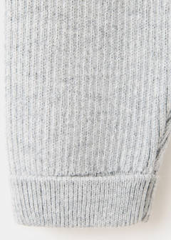 Ribbed knitted leggings — Medium Heather Grey 4