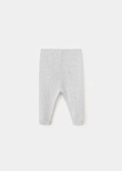 Ribbed knitted leggings — Medium Heather Grey 1