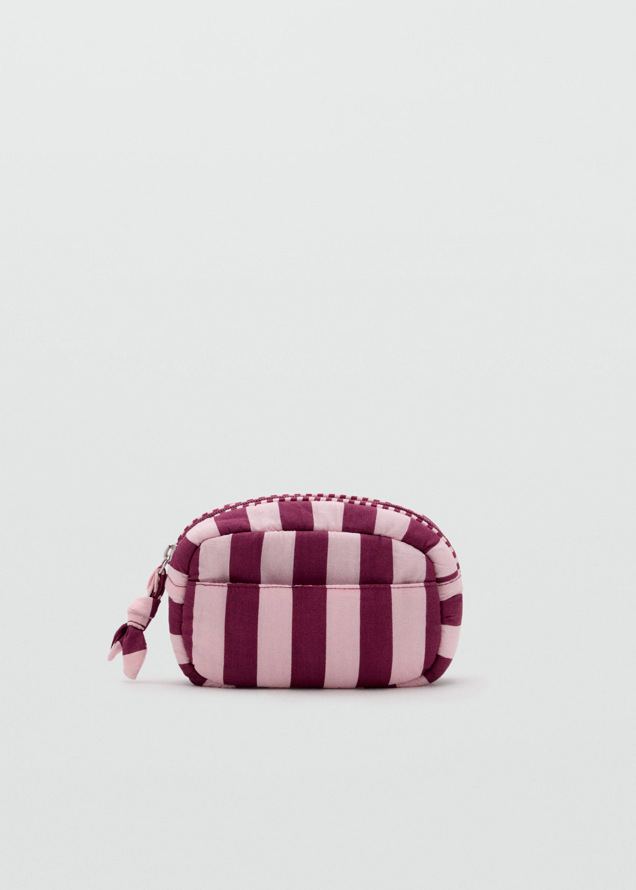 Striped cotton toiletry bag - Article without model