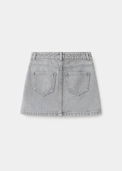 Studded denim skirt — Denim Grey 3