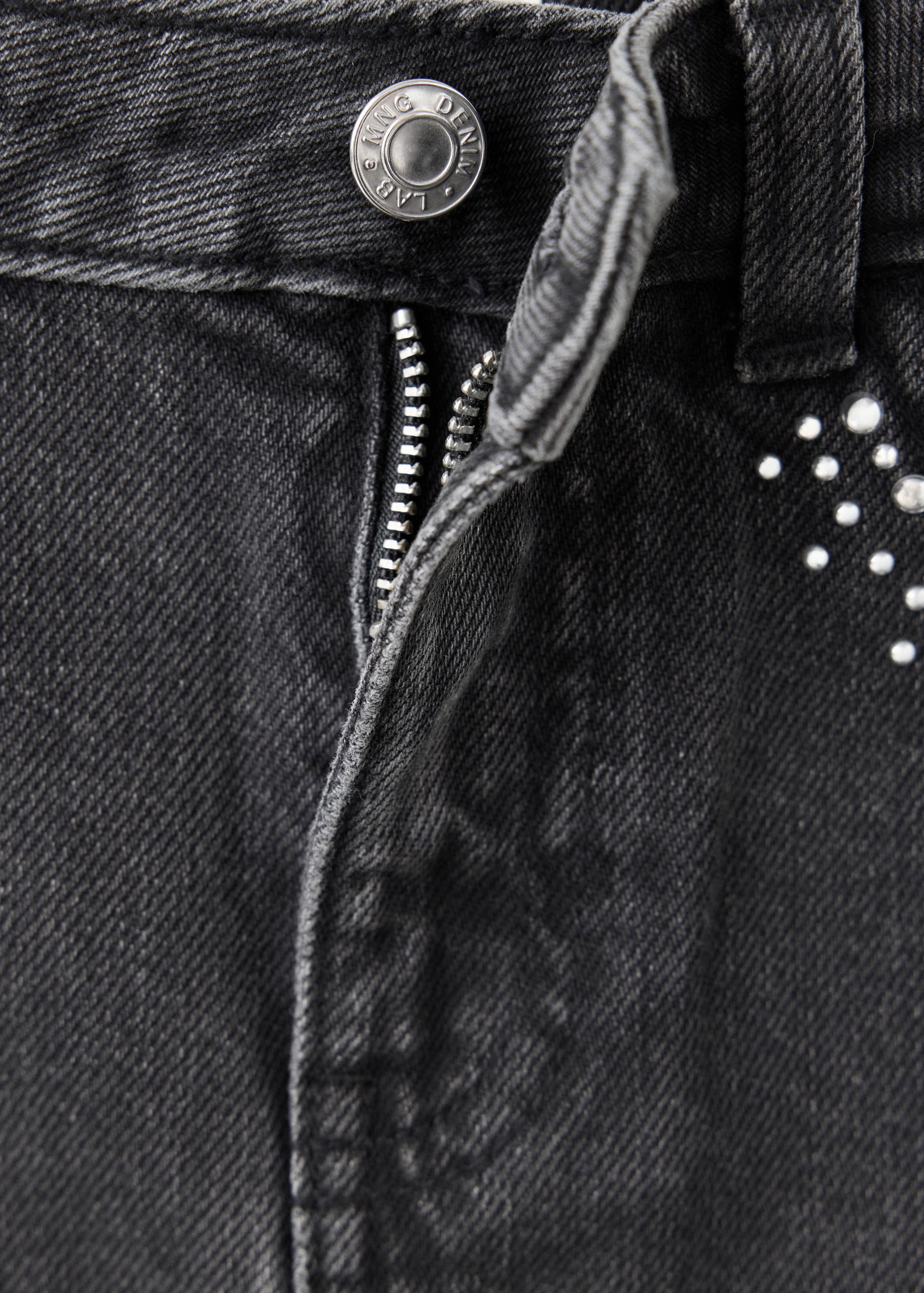 Strass denim skirt - Details of the article 8