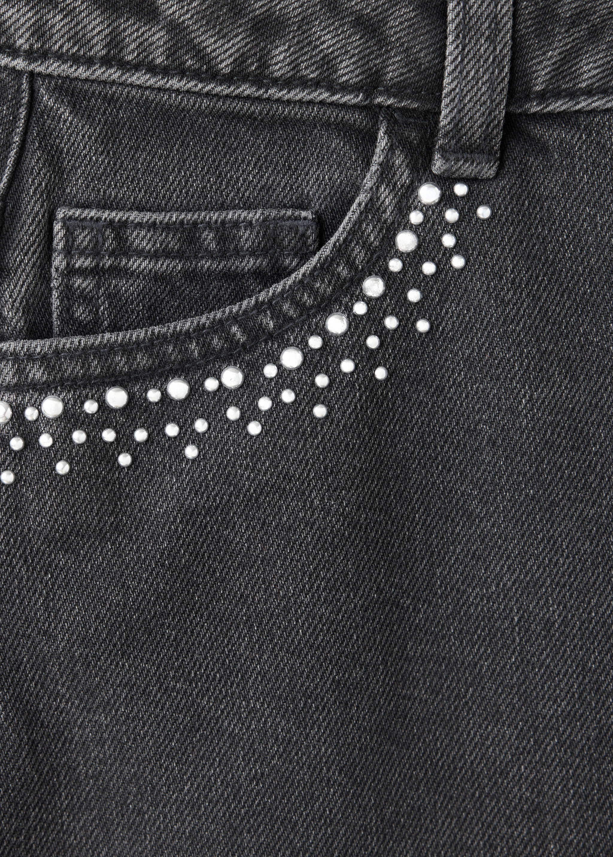 Strass denim skirt - Details of the article 0