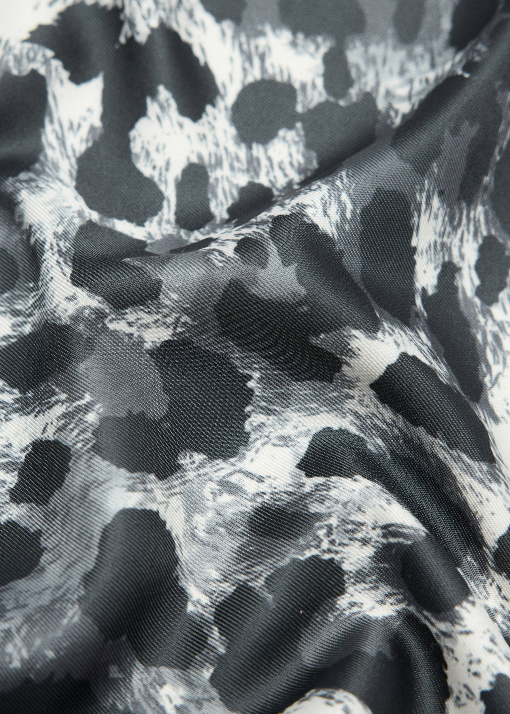 Leopard print square scarf - Medium plane