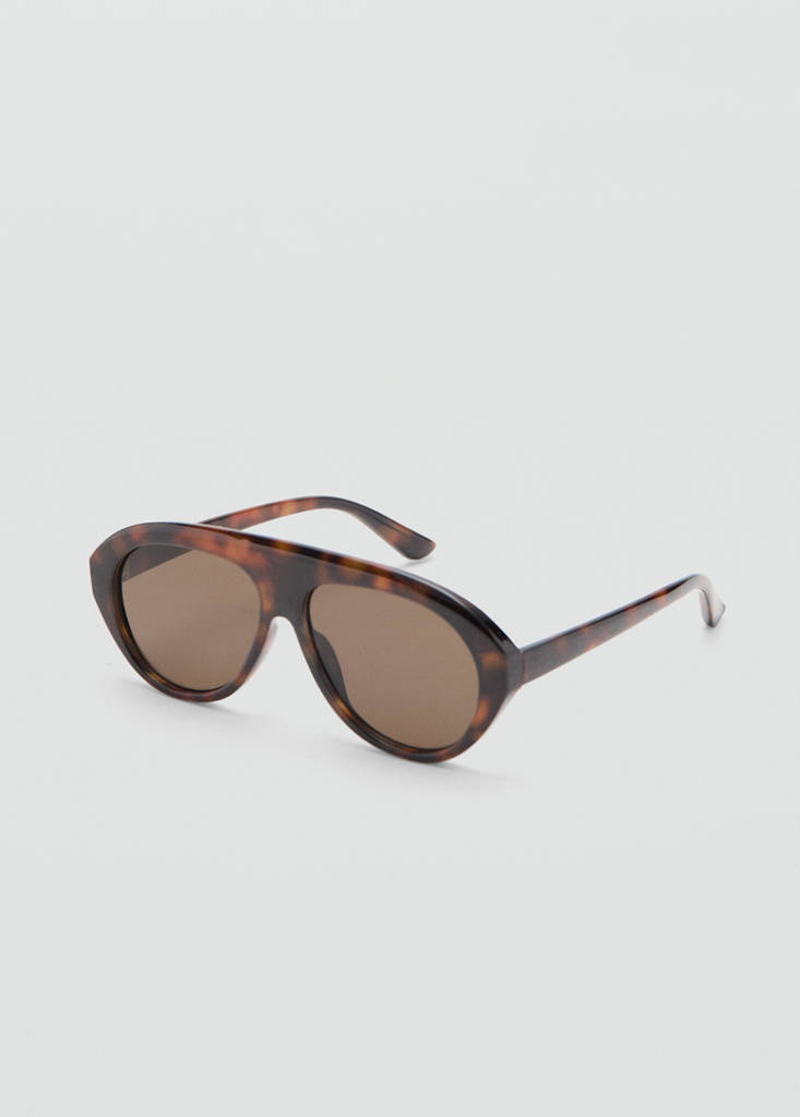Tortoiseshell frame sunglasses — Chocolate