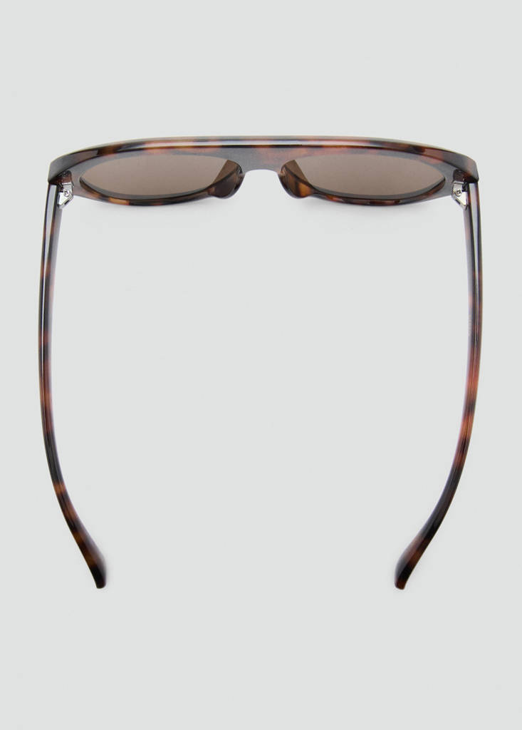 Tortoiseshell frame sunglasses — Chocolate