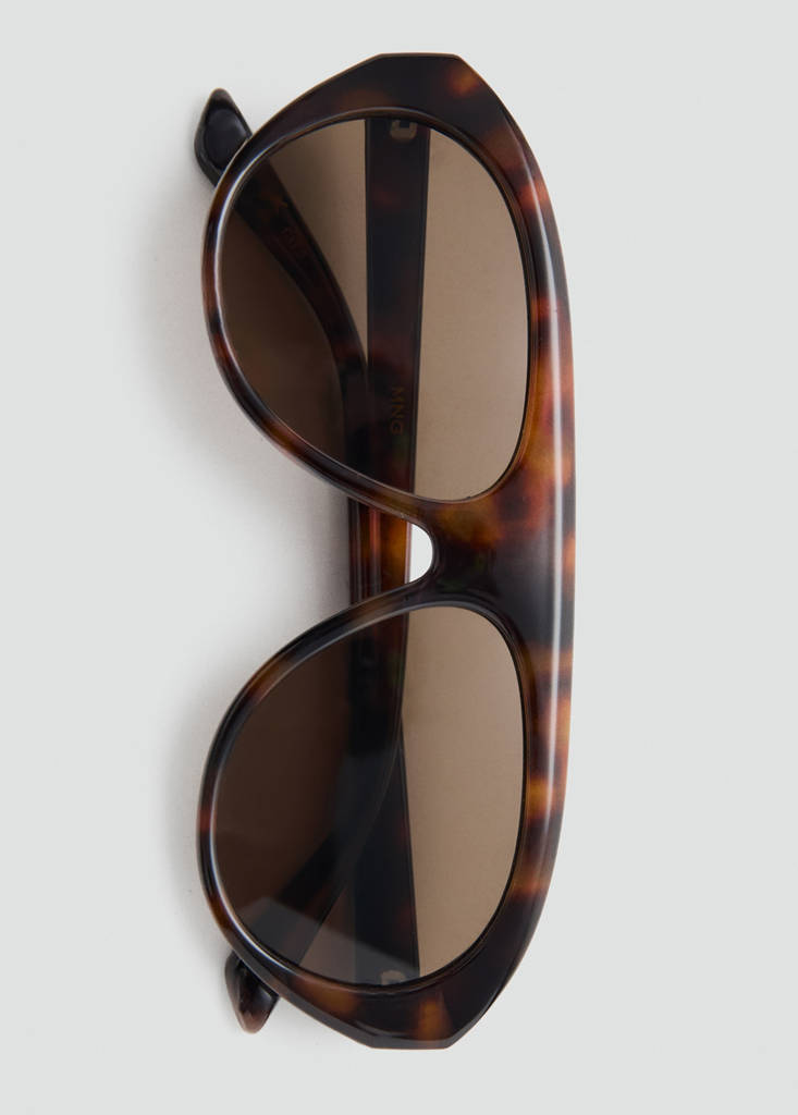 Tortoiseshell frame sunglasses — Chocolate