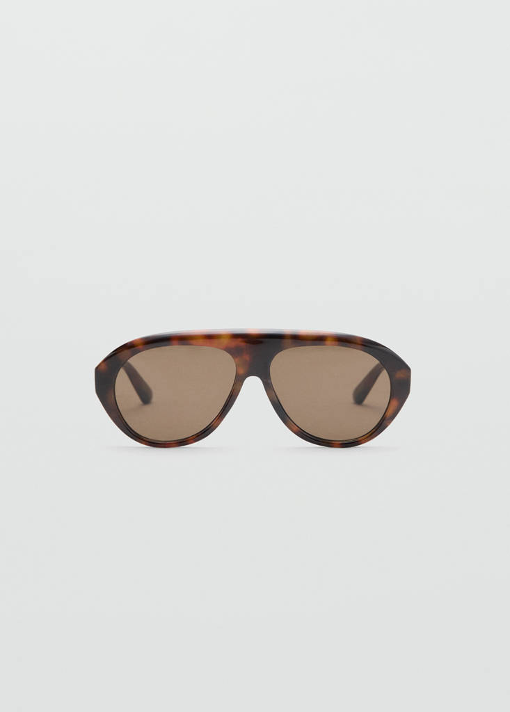 Tortoiseshell frame sunglasses — Chocolate